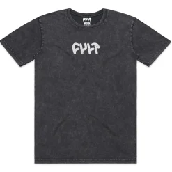 Sale CULT CREW Acidwash Logo Tee