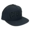 Clearance CULT CREW Big Logo Snapback / black on black