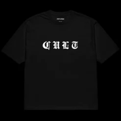 Best Sale CULT CREW Cult x Silent "Posted" Heavyweight Tee / black