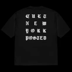 Best Sale CULT CREW Cult x Silent "Posted" Heavyweight Tee / black