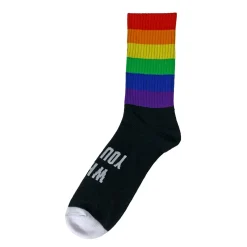 Hot CULT CREW Rainbow Socks