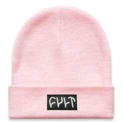 Sale CULT CREW Witness Beanie / tight knit pink